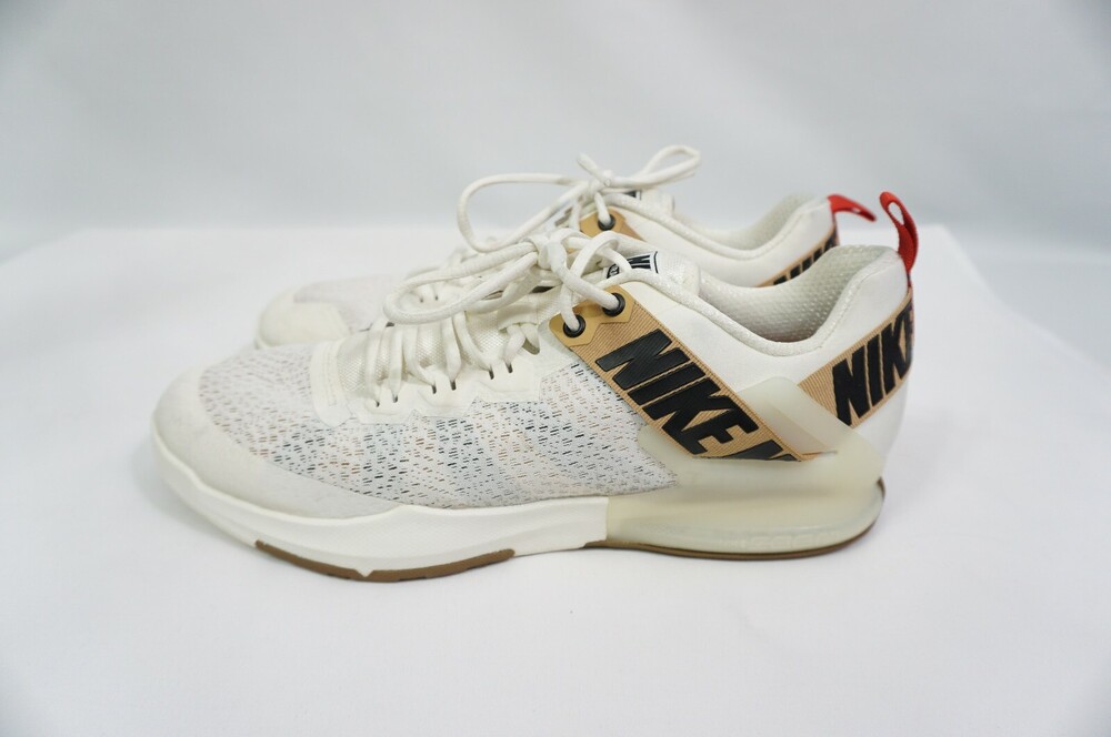 Nike Zoom Domination TR 2 Used Men 13 Khaki/Ivory off-White AO4403-100 Sneakers
